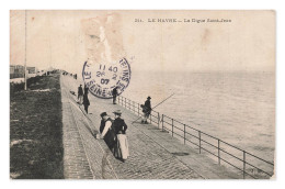 Delcampe - Le Havre – La Digue Saint-Jean, Carte Postale Animée, CPA, France - Hafen