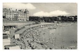 Delcampe - Corbyn Beach, Torquay, Plage Animée, CPA, Royaume-Uni - Torquay