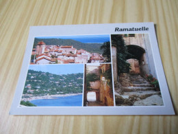 Delcampe - Ramatuelle (83).Le Village Et La Plage De L'Escalet. - Ramatuelle