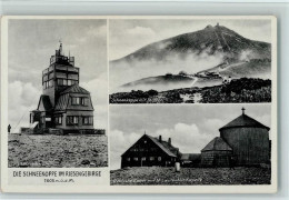 Delcampe - Riesengebirge - Schneekoppe Observatorium Talnebel Deutsche Baude Mit St... - 10171450 - Polen