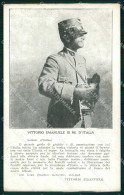 Delcampe - Reali Royalty Militari Vittorio Emanuele III Di Savoia Cartolina KF6073 - Autres & Non Classés