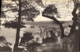 Delcampe - CPA Nice Vue Prise Du Chateau Entre Les Pins - Autres & Non Classés