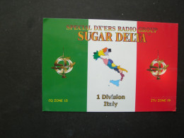 Delcampe - ITALY CABRI CAPRI POSTCARDS QSL DX RADIO GROUP SUGAR DELTA 2 SCAN - Radio
