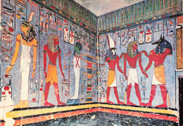 Delcampe - EGYPTE LUXOR TOMBEAU DE RAMSES I - Autres & Non Classés