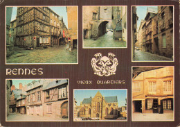 Delcampe - 35 RENNES LA RUE DU CHAPITRE LA PORTE MORDELAISE LA PLACE DE - Rennes