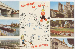 Delcampe - 89387 02 07 #8/1+14 - SENS - LE NOUVEAU PONT, L'YONNE ET EGLISE ST MAURICE, COLLINE DE ST BON, CATHEDRALE ST ETIENNE, .. - Sens