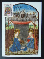 Delcampe - Carte Maximum Card Noel Christmas Oblit. Joyeux Noel Luxembourg 1986 - Maximumkarten