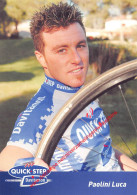 Delcampe - Luca Paolini - Quick-Step-Davitamon 2003 - Wielrennen Cycling Cyclisme - Radsport