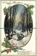 Delcampe - R656873 A Happy Christmas. Forest. Series 1596. 1920 - Welt