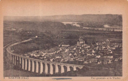 Delcampe - 18 Saint-Satur Le Viaduc Vue Générale (scan R/V) N° 27 \ PLL1804 - Bourges