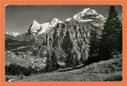 Delcampe - A441 / 629 MURREN Eiger Monch Jungfrau - Mon