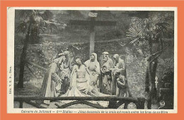 Delcampe - A441 / 449 Calvaire De Jolimont 6eme Station - Jésus ( Timbre ) - Non Classés