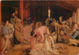 Delcampe - Carte Postale - Australie - Melbourne - Shearing The Rams Painted 1890 Oil On Canvas 1194 Cm X 1803 Cm Felton Bequest 19 - Melbourne
