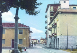 Delcampe - M384 Cartolina Candia Lomellina Via Marconi   Provincia Di Pavia - Pavia