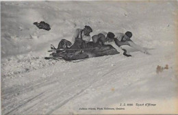 Delcampe - CPA Bobsleigh Bob-Sleigh Luge Sport D'hiver Circulé Suisse Helvétia - Wintersport
