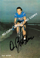 Delcampe - CARTE CYCLISME OLE RITTER SIGNEE TEAM FILOTEX SIGNEE 1974 ( MESSURE 10 X 14,5 ) - Radsport