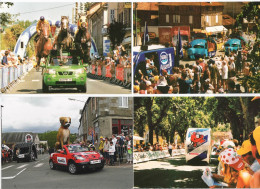 Delcampe - CYCLISME  4 CARTES DE LA CARAVANE  DU TOUR DE FRANCE - Radsport