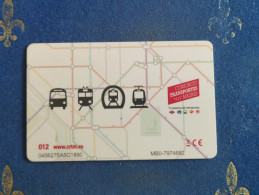 Delcampe - Spain Madrid See Code Number Transport Card - See My Shop - Card Tarjeta Karte Carta - Europa