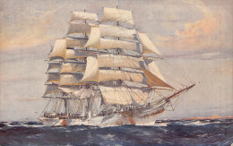 Delcampe - L369 Ship Thomas Stephens By J Spurling Painting Vintage Postcard - Sonstige & Ohne Zuordnung