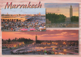 Delcampe - Morocco Marrakech Djemaa El Fna Square Koutoubia Mosque Cityscape Day #PBW800 - Marrakech