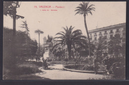 Delcampe - Ansichtskarte Valencia Spanien Panterri Park Palmen Denkmal - Sonstige & Ohne Zuordnung