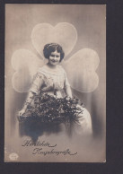 Delcampe - Ansichtskarte Neujahr Junge Dame Ab München 26.12.1915 - Neujahr