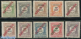 Delcampe - Angola 1911 Postage Due REPUBLICA 10v, Unused (hinged) - Angola