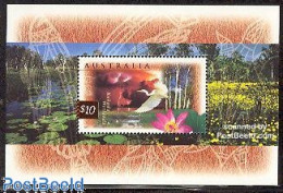 Delcampe - Australia 1997 Wetlands, Bird S/s, Mint NH, Nature - Birds - Neufs