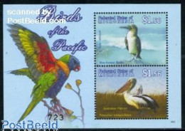 Delcampe - Micronesia 2009 Birds Of The Pacific S/s, Mint NH, Nature - Birds - Parrots - Mikronesien
