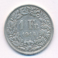 Delcampe - Svájc 1914B 1Fr Ag T:VF,F Patina Switzerland 1914B 1 Franc Ag C:VF,F Patina Krause KM#24 - Non Classés