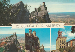 Delcampe - B4055 Repubblica Di San Marino - Panorama Vedute Multipla / Viaggiata - San Marino