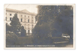Delcampe - Périgueux — Le Jardin Public Et Le Lycée, CPA, France - Périgueux