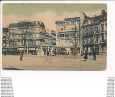 Delcampe - Carte De LIEGE Carrefour Du Boulevard D'avroy Et De La Sauvenière - Lüttich