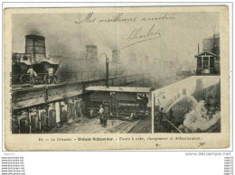 Delcampe - 1 CPA Pionnière Le Creusot "Ecrite En 1904" - Le Creusot