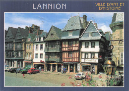 Delcampe - 22 LANNION VIEILLES MAISONS DE LA PLACE DU CENTRE - Lannion