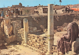 Delcampe - ISRAEL CAESAREA RUINES D UN BATIMENT PUBLIC BYZANTIN AVEC STATUAIRE RO - Israel