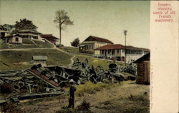 Delcampe - CPA Panama, Empire, Zeigt Den Abfall Alter Französischer Maschinen - Panama