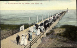 Delcampe - CPA Ontario Kanada, Erie Beach, Pier - Other & Unclassified