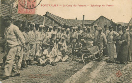 Delcampe - 25* PONTARLIER  Camp Des Pareuses – Epluchage Des Patates   RL22,1628 - Kasernen