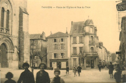 Delcampe - 24* THIVIERS  Place De L Eglise Et Rue Du Thon    RL22,1579 - Thiviers