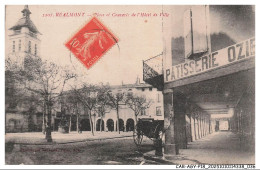 Delcampe - CAR-AGYP18-0931-81 - REALMONT - Place Et Couverts De L'hotel De Ville - Realmont
