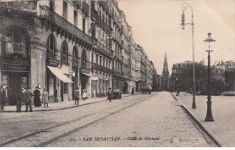 Delcampe - ESPAGNE  SAN SEBASTIAN  Calle De Hernani - Guipúzcoa (San Sebastián)