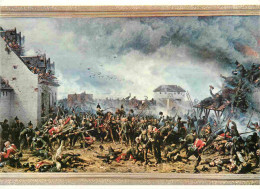 Delcampe - Carte Postale - Art - Peinture Histoire - Bataille De Waterloo - Les Français Sous Le Commandement Du Maréchal Ney Attaq - Geschichte
