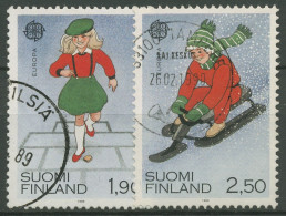 Delcampe - Finnland 1989 Europa CEPT Kinderspiele 1082/83 Gestempelt - Gebraucht