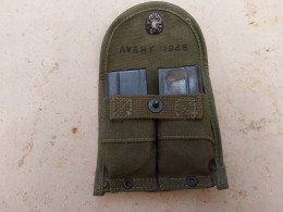 Delcampe - Porte Chargeur USm1 AVERY 1945 Et 2 Chargeurs 15 Coups Hs Bloqués Neutralisés - Decorative Weapons