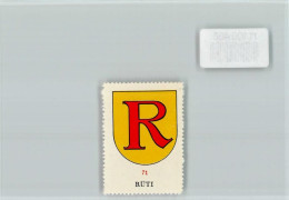 Delcampe - 8630 Rüti ZH - Vignette Wappen Kaffee Hag Ca 1920-1940 - 11100468 - Rüti