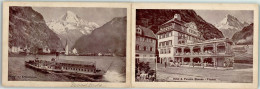Delcampe - 6454 Flüelen Klapp AK Hotel Sternen - 13804063 - Flüelen
