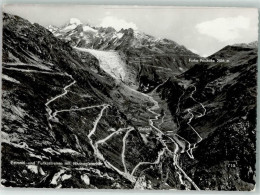 Delcampe - Furka 1954 Foto AK Furkastrasse Grimsel Rhonegletscher - 38022295 - Sonstige & Ohne Zuordnung