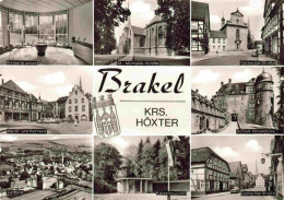 Delcampe - Brakel Westfalen Kaiserbrunnen Kirche Ostheimer Strasse Markt Rathaus Schloss Hi - Brakel