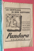 Delcampe - PAGINA .di 24 X 16 Cm. _ FRONTE E  RETRO Di  UNA  RIVISTA  Con 2  BELLE IMMAGINI  PUBBLICITARIE Degli   ANNI 1940 -50 - Dessins
